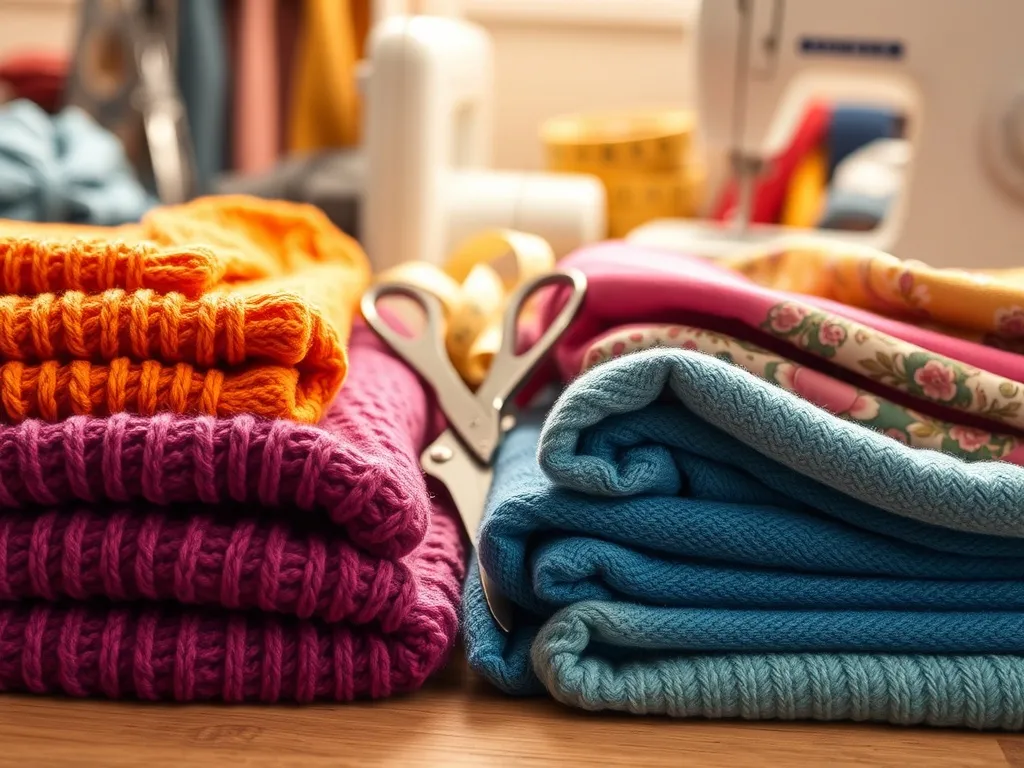 Dzianiny vs tkaniny – kiedy warto użyć dzianiny, a kiedy tkaniny w projekcie szycia?